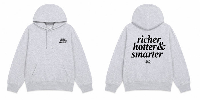 Richer, Smarter & Hotter Hoodie — alternate view